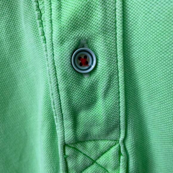 Tommy Bahama Relax Neon Lime Green Golf Polo Shirt XL - Picture 3 of 8
